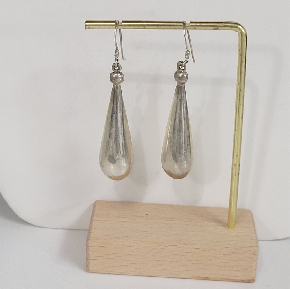 VTG .925 Sterling Silver drop earrings. Nice 👀 6.9g